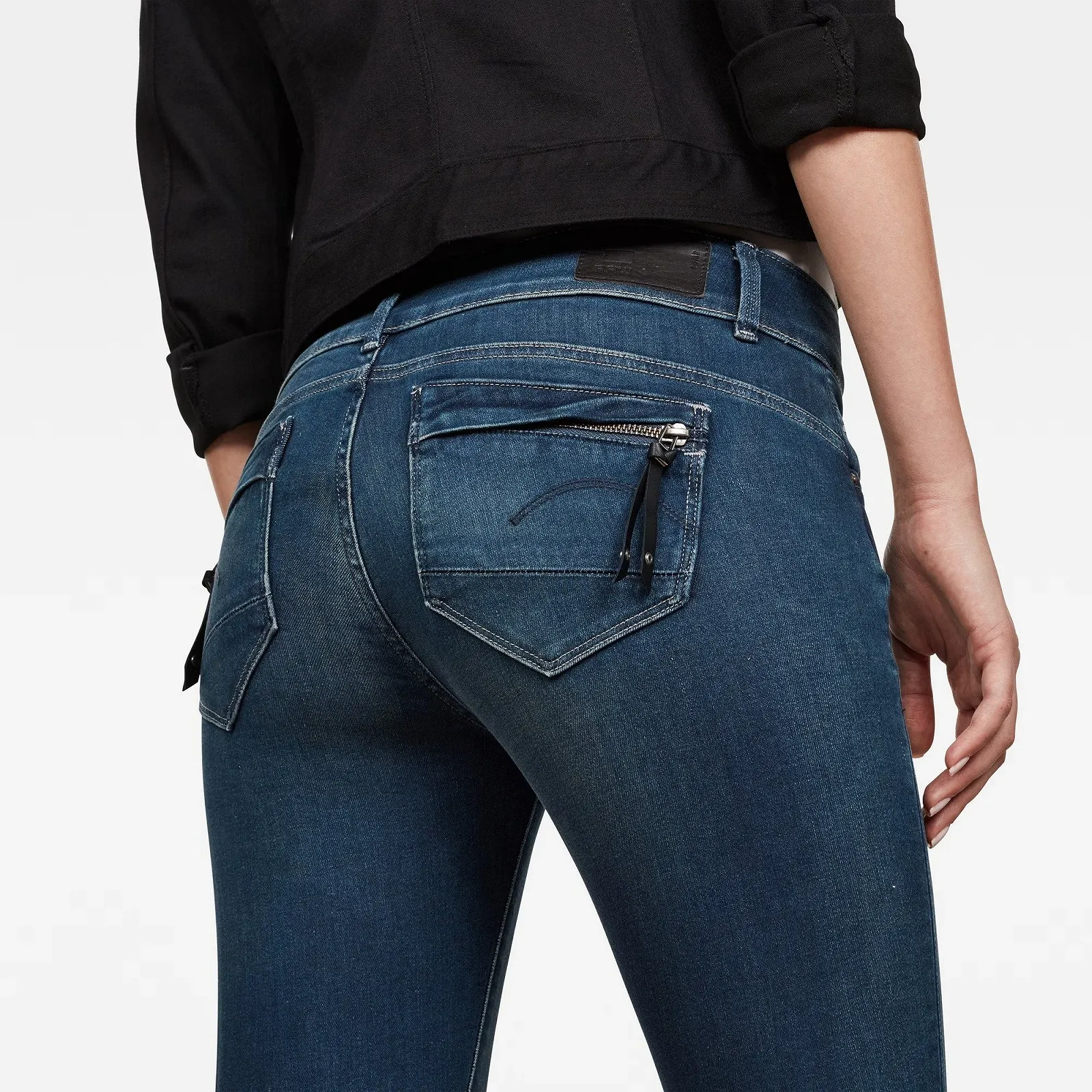 Женские джинсы G‑Star Midge Cody Mid Skinny Power Wash - 30, фото №3