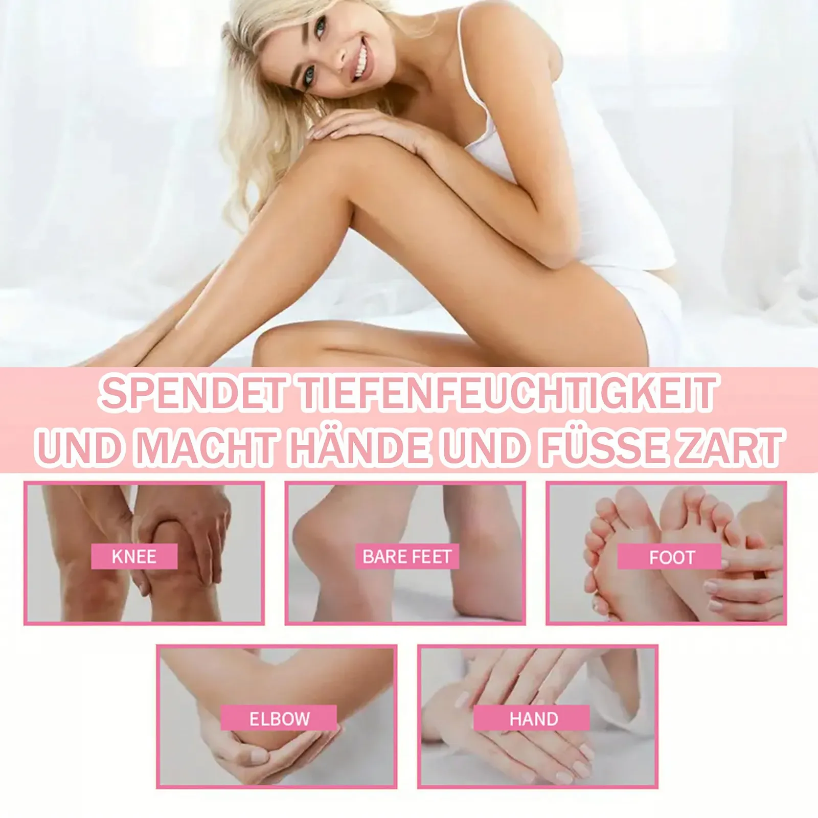 Крем для ног Beauty Peach Urea Cream 60% для потрескавшихся пяток и сухой кожи, фото №3