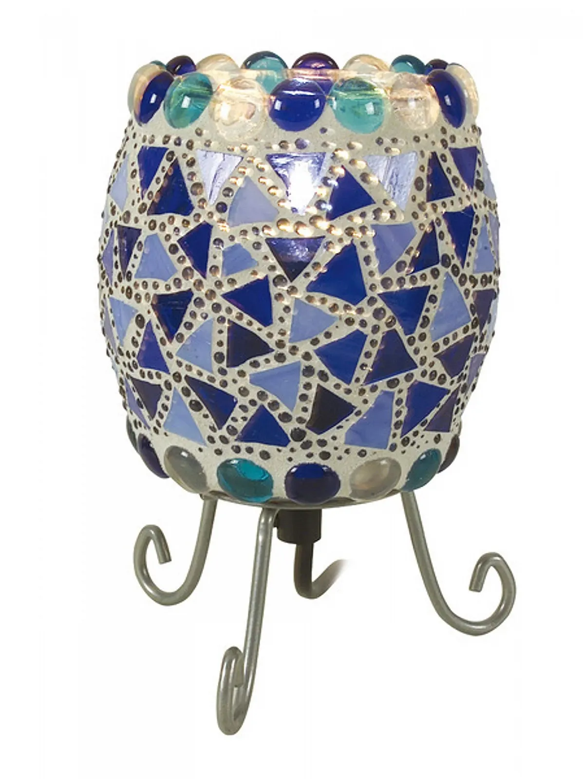 Настільна лампа Näve 325205 Mosaic 17 см Blue, фото №1