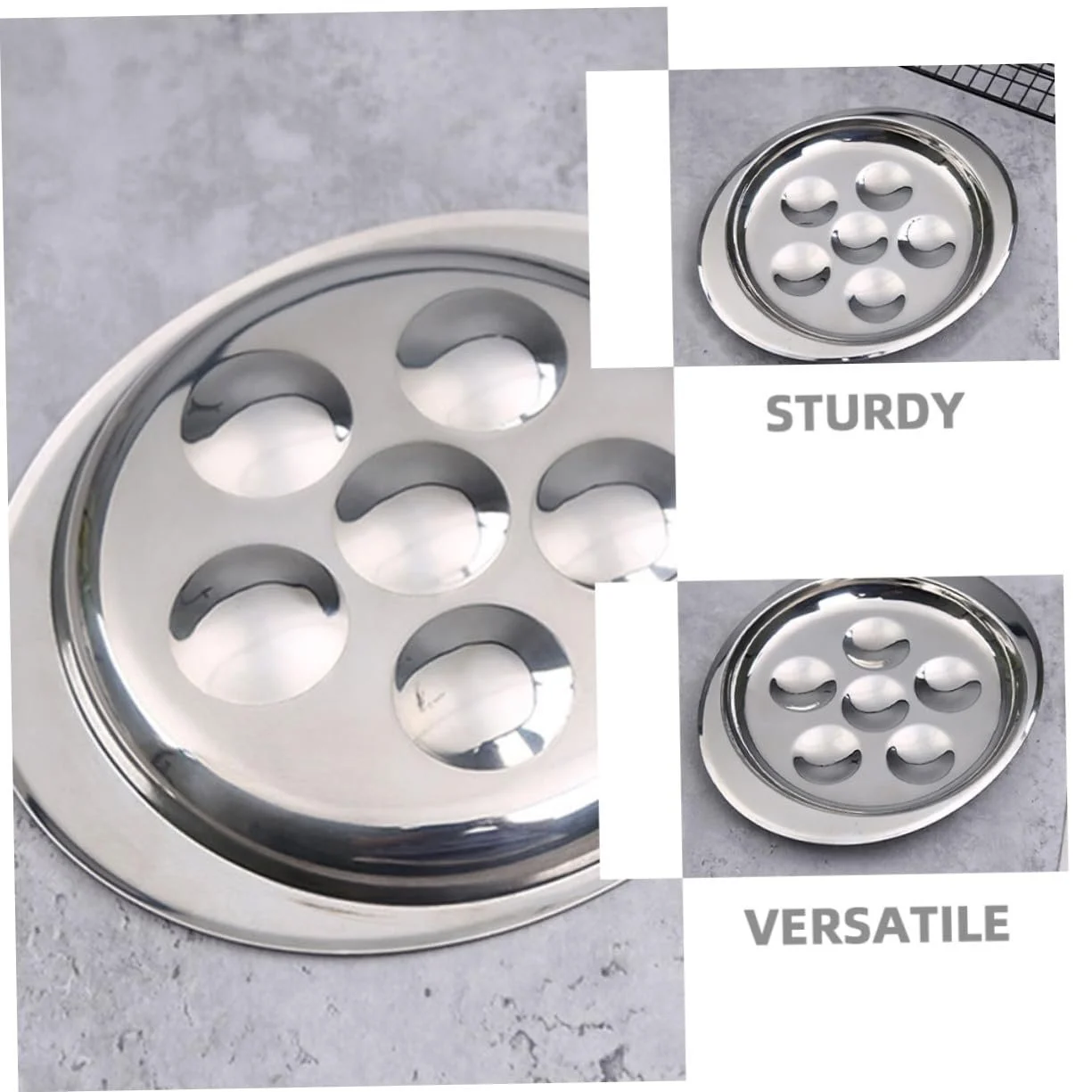 Форма для запікання равликів та яєць на 6 комірок набір 2 шт, фото №9