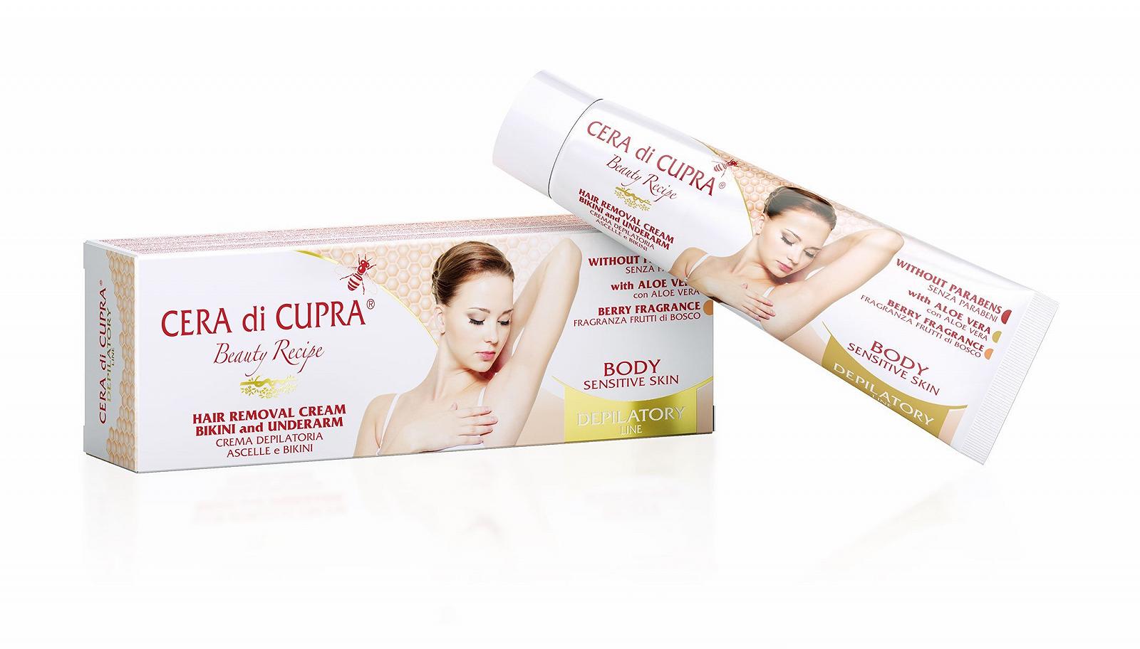 Крем для депиляции Cera di Cupra Bikini and Underarm для зоны бикини и подмышек 50 мл, фото №1