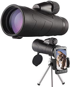 Монокуляр QHYTL HD Водонепроницаемый с креплением Штатив Прозрачная BAK4-призма - Фото 1