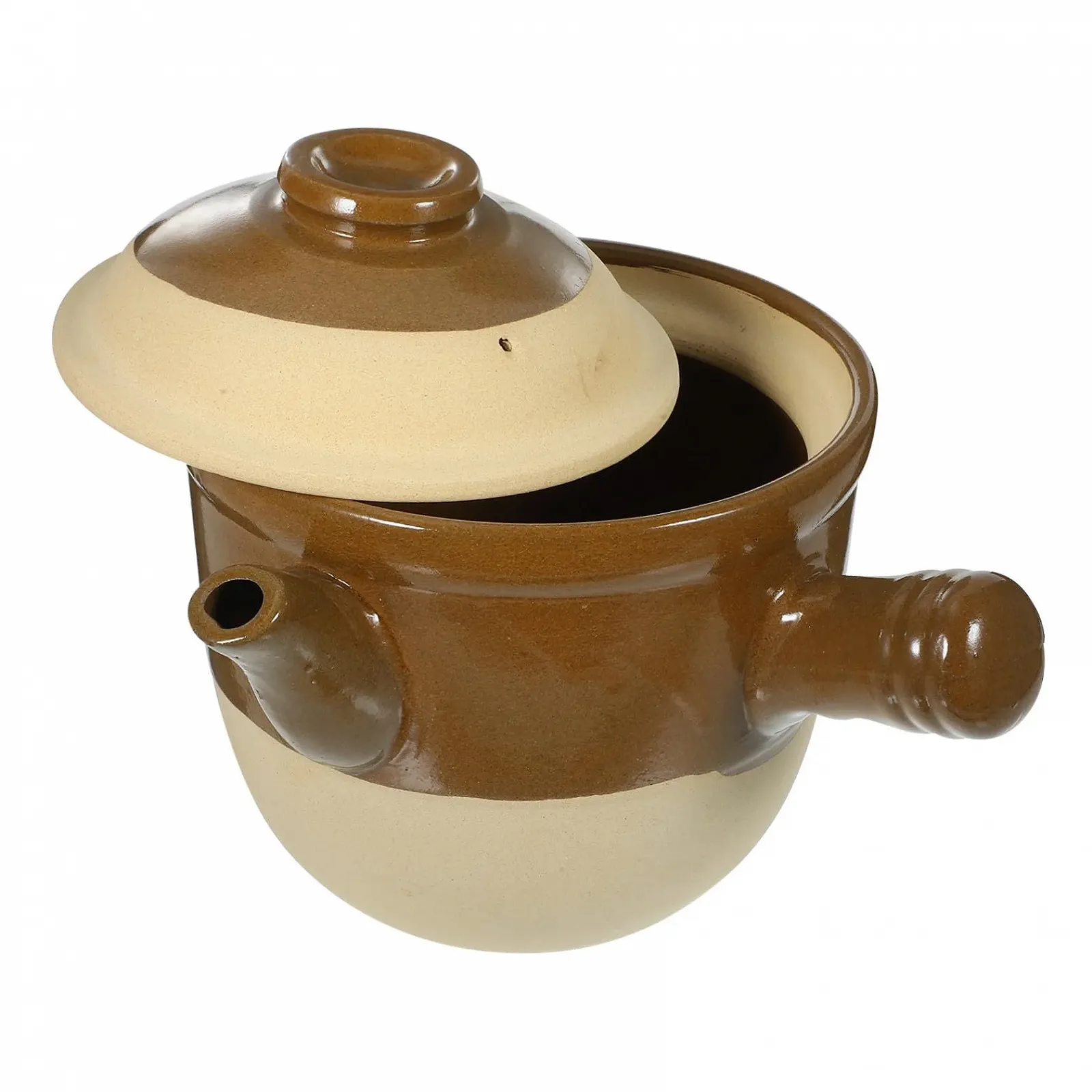 Кастрюля керамическая для лекарств термостойкая 2 л для газовой плиты, фото №1