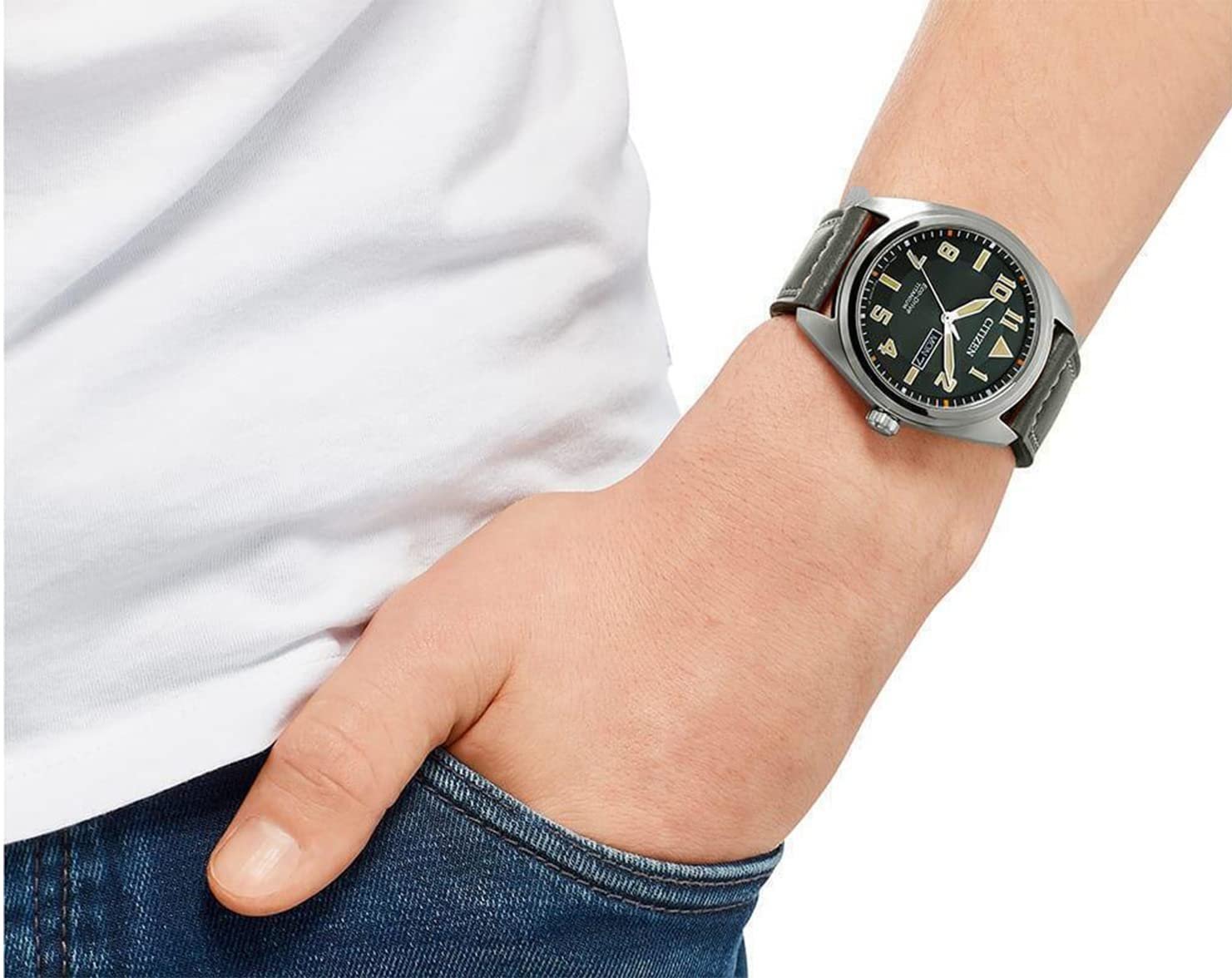Годинник CITIZEN BM8560-29EE Мужской Аналоговый Кварцевый Черный, фото №4