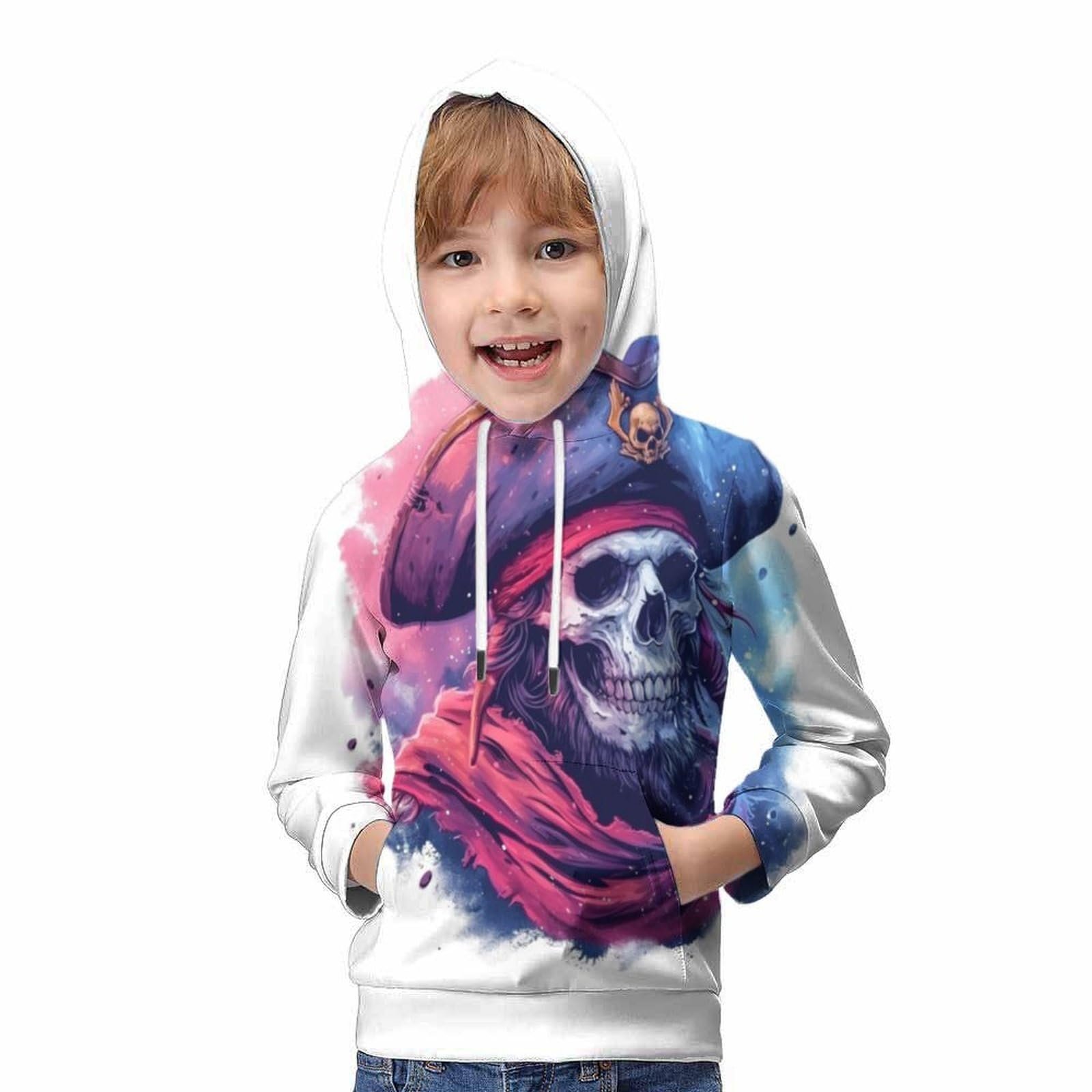 Худі KHHKJBVCE Скелет для хлопчиків і дівчаток, дитяче, 3D принт, фото №5