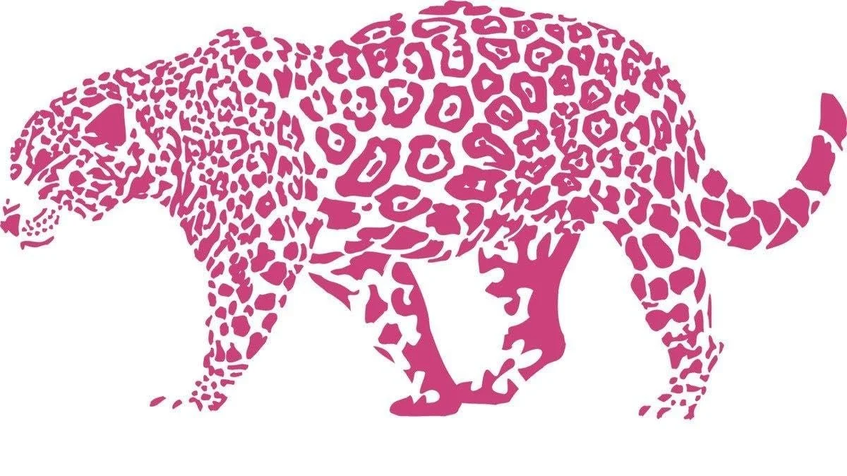 Наклейка Oracal Leopard 130 x 64,5 см Рожева, фото №1 Наклейка Oracal Leopard 130 x 64,5 см Рожева, фото №1