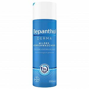 Гель для мытья тела Bepanthol Derma Mild Для чувствительной и сухой кожи без мыла 200 мл - Фото 1