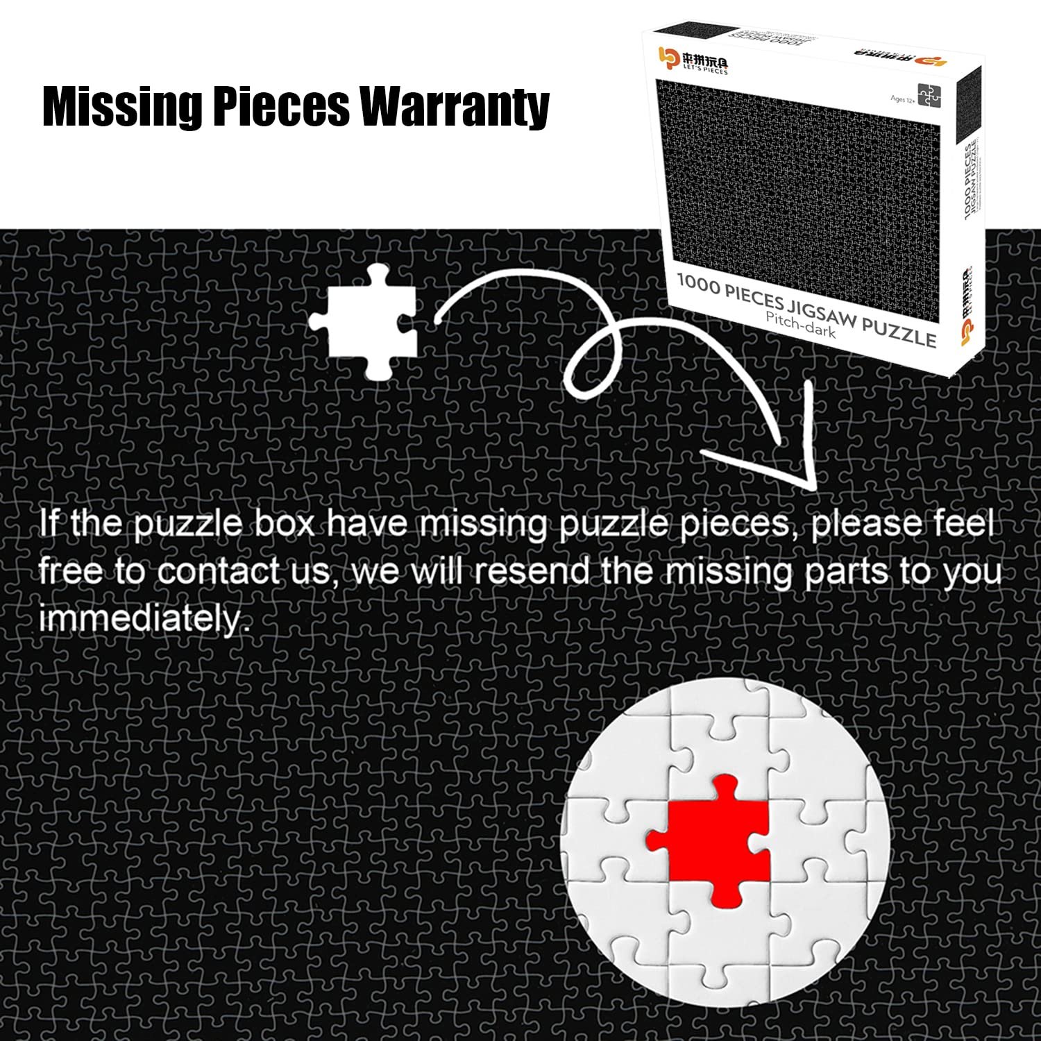 Пазл Large White Puzzle 1000 елементів 70 см x 50 см x 2 мм картонний, фото №5 Пазл Large White Puzzle 1000 елементів 70 см x 50 см x 2 мм картонний, фото №5