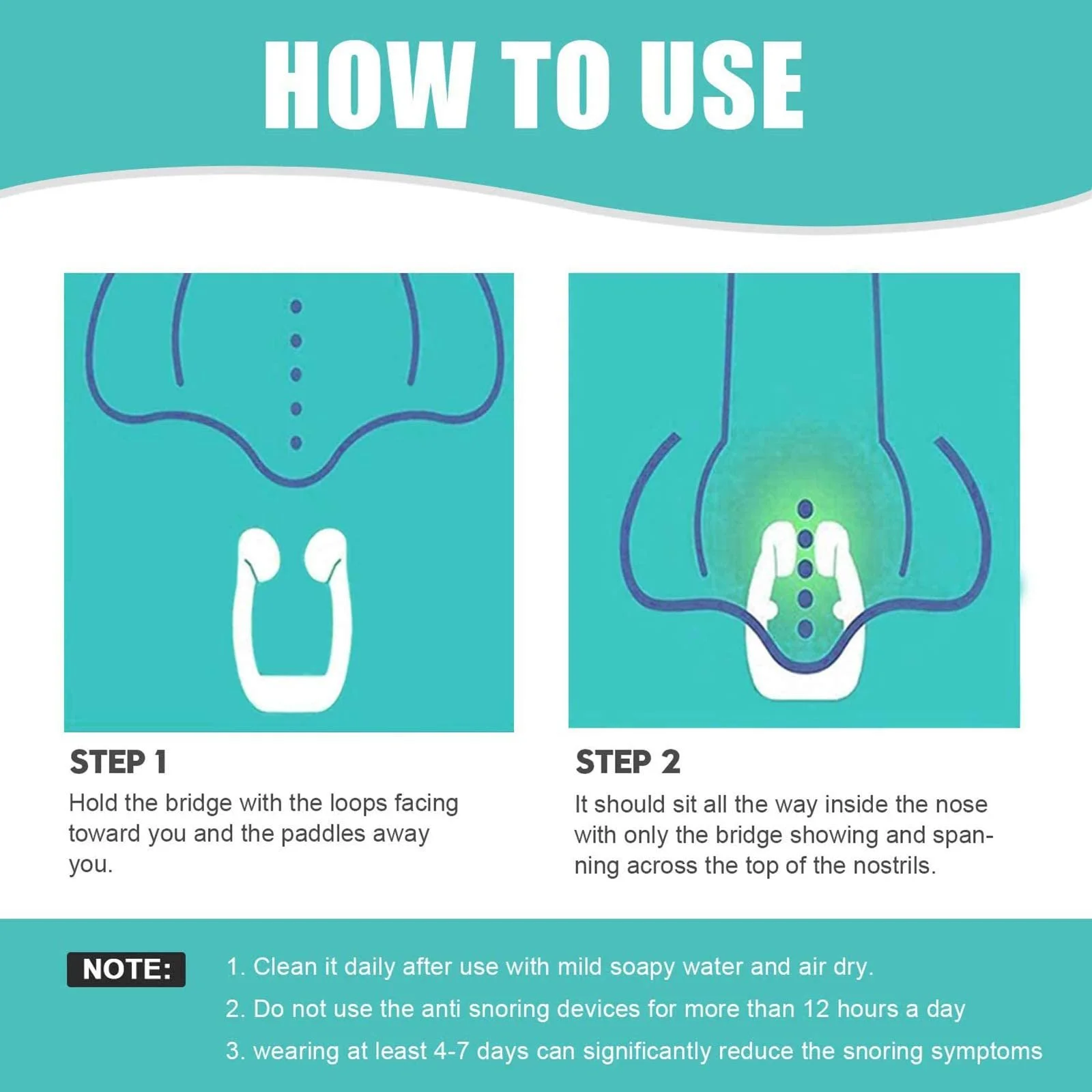 Кліпса проти хропіння BAtlam для чоловіків та жінок, фото №3