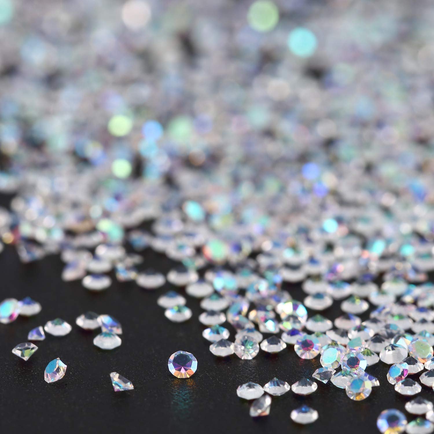 Микро Тип Стразы для ногтей DIY Кристалл Плоская задняя часть Без страз Нужды Искусство ногтей Косметика Цвета, фото №8