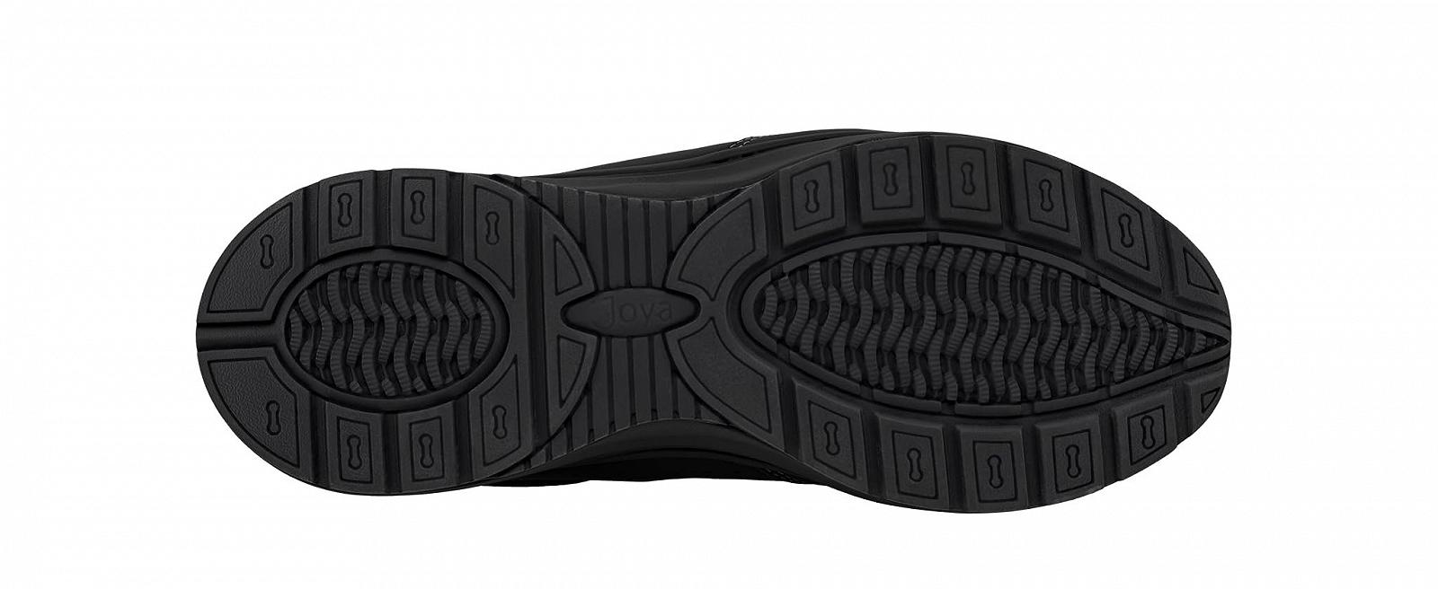 Кроссовки JOYA Dynamo Strap Black II - Гладкие, мягкие кроссовки из цельнозерновой кожи с двойной застежкой Velcro для легкого обувания. Мягкий воротник и язычок., фото №5