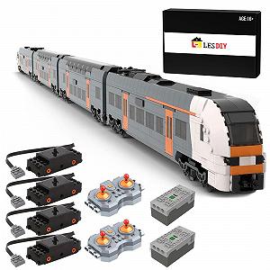 Конструктор APAP Technik Railway Building Blocks Set 6 Wide Dynamic Rhein-Ruhr-Express Building Blocks Model Kit (2917PCS) - Фото 1