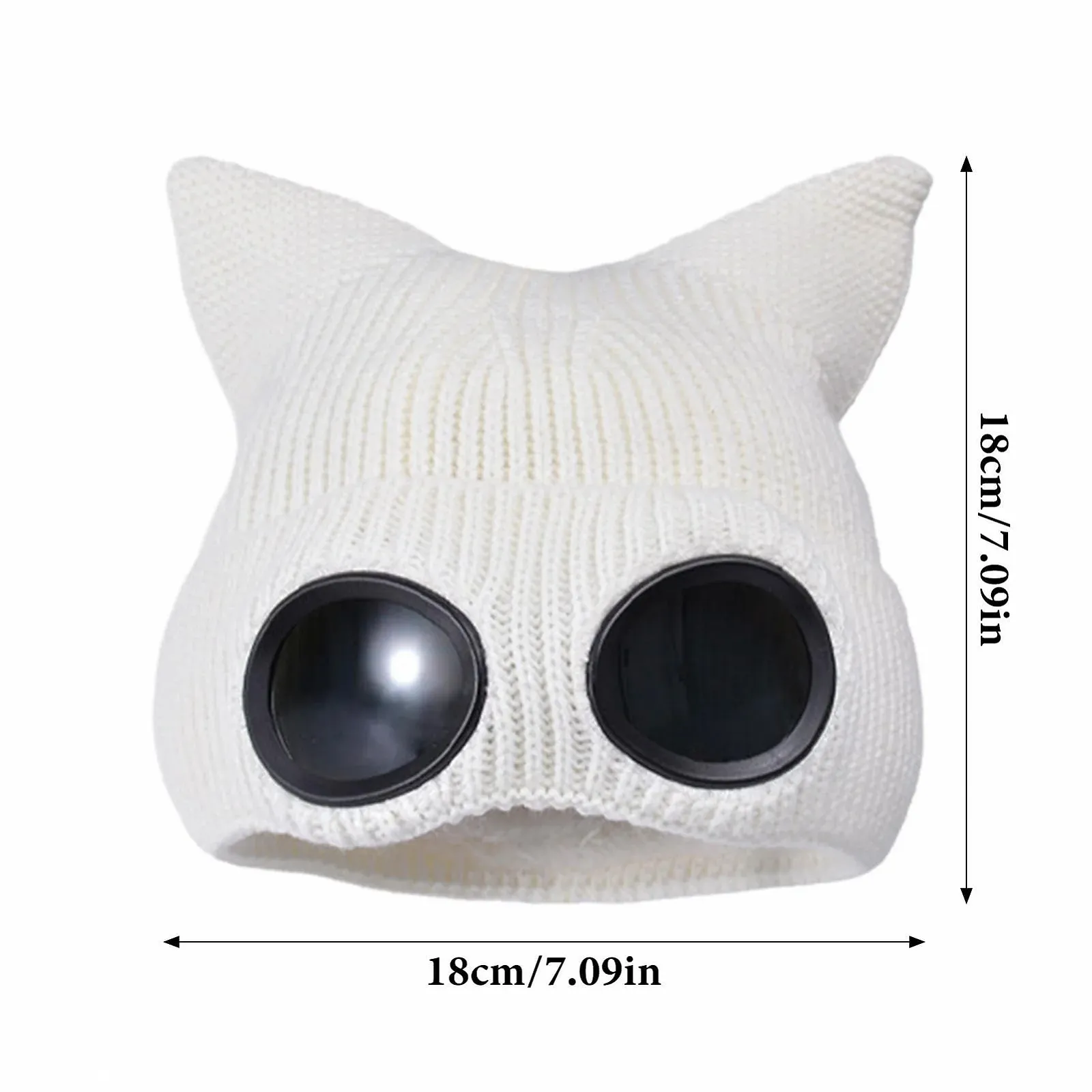 Шапка-ушанка с очками HunicandIU, фото №3 Шапка-ушанка с очками HunicandIU, фото №3