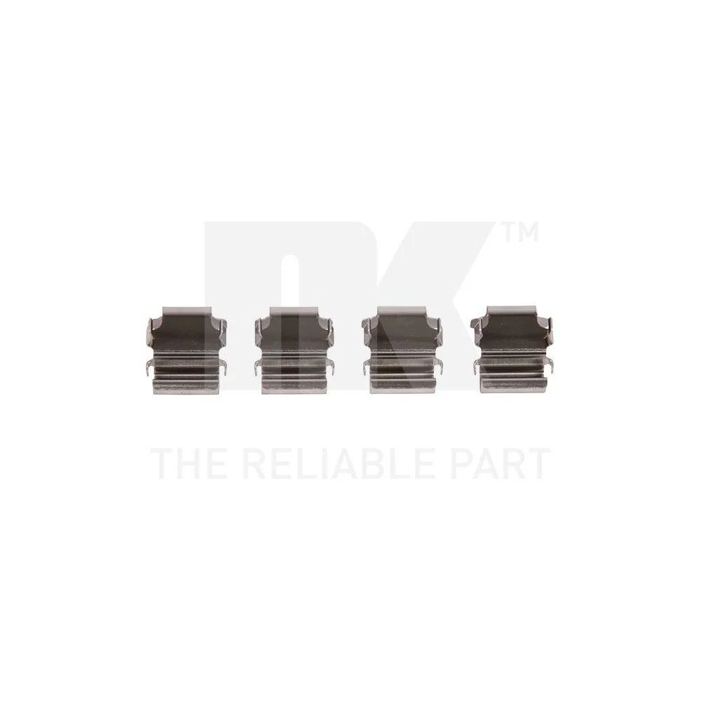 Ремкомплект гальмівних колодок NK 7930673, задня вісь, передня вісь, фото №1