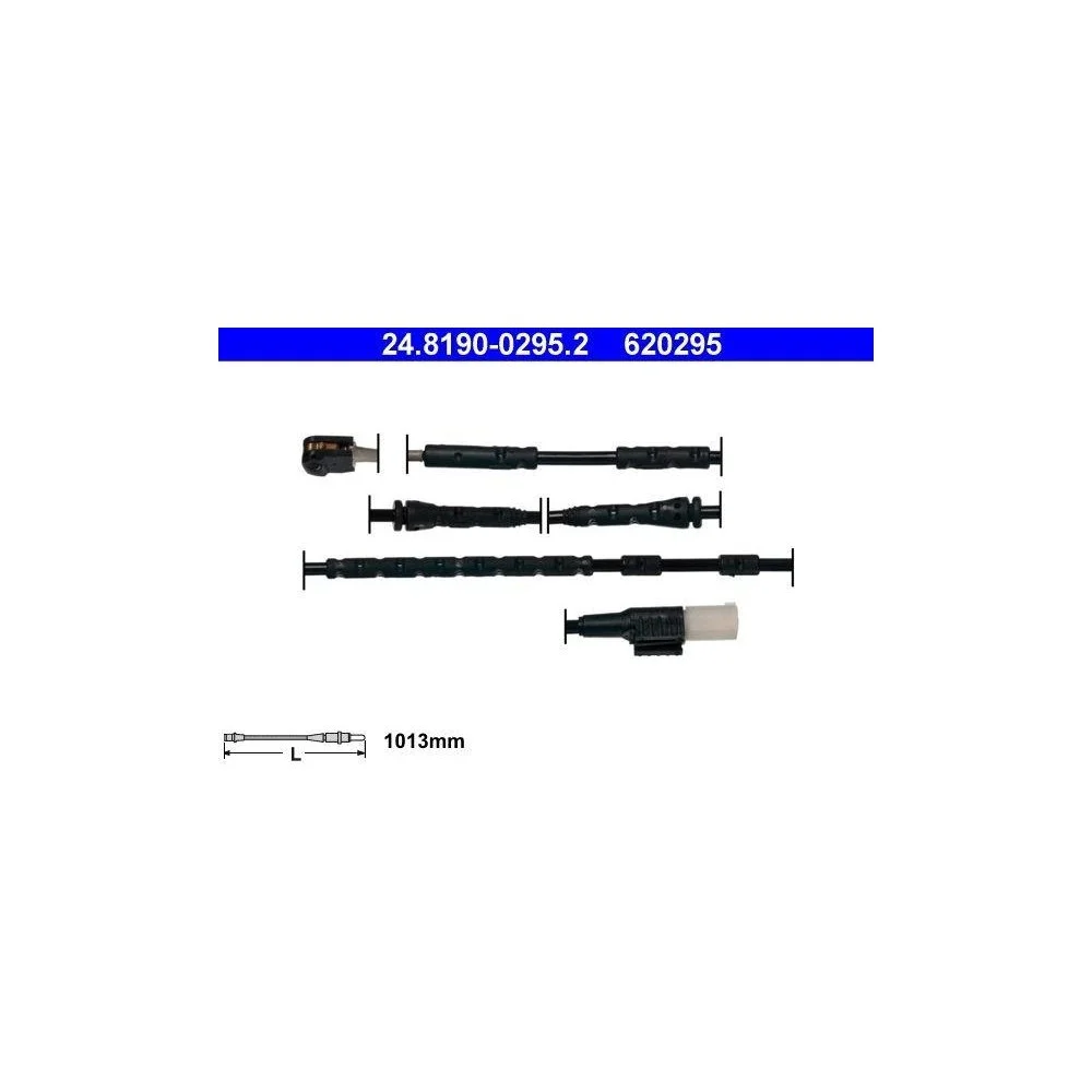 Датчик износа тормозных колодок ATE 24.8190-0295.2 для BMW передняя ось, фото №1