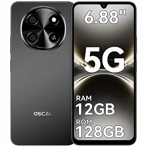 Смартфон OSCAL Tiger 8 6.88 дюйма HD+ 120Hz 5G 12GB + 128GB - Фото 1