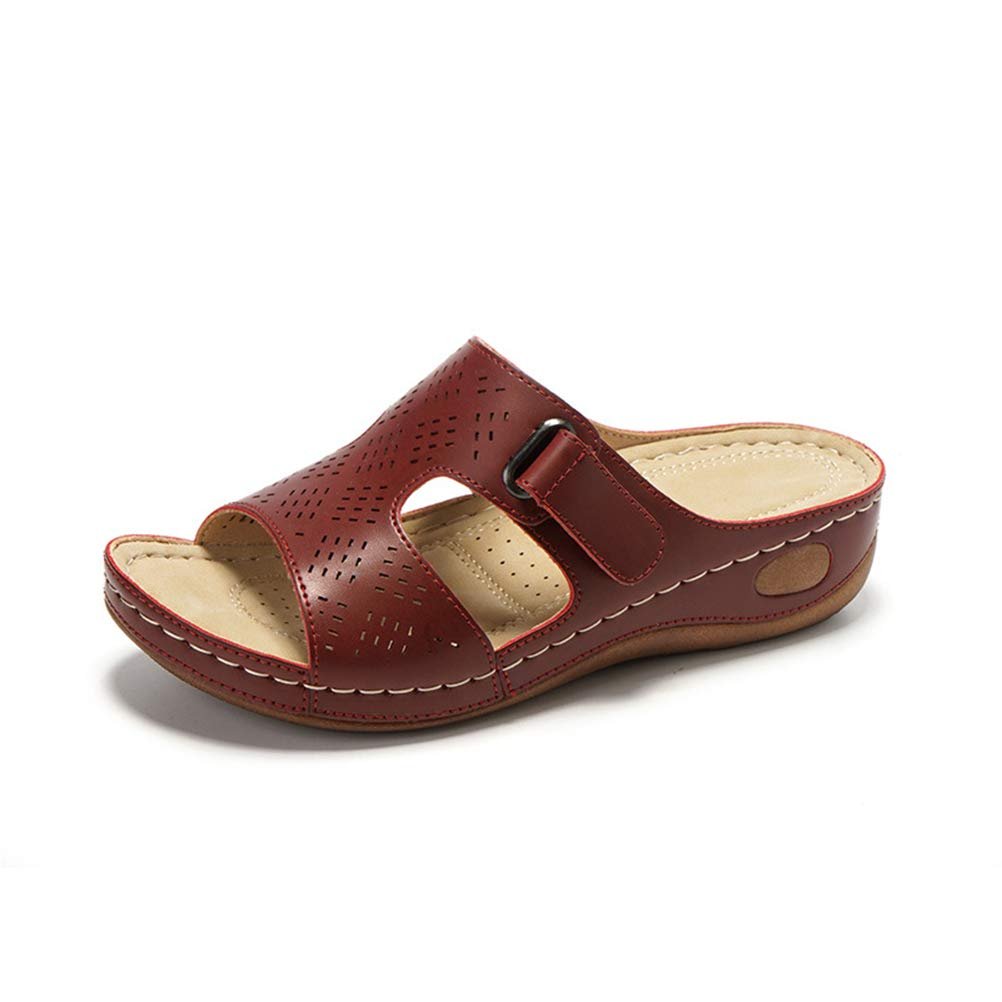 Шлепанцы CrEev женские с открытым носком кожаные., фото №1