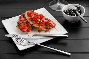 Набір столових приборів Amefa ECLAT для 4 осіб, нержавіюча сталь з високоякісними пластиковими ручками фіолетового кольору, 16 предметів, Violin synthetic.ua - Фото 1