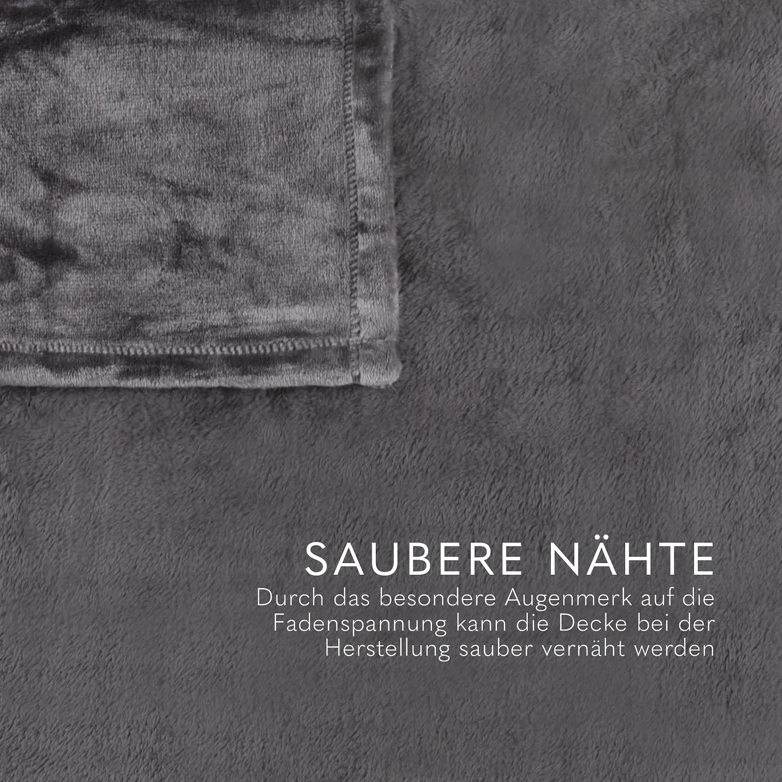 Покривало Bestlivings Mirabella Пухнаста 150 x 200 см Антрацит, фото №5