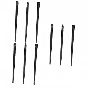 Кисти для подводки MAGICLULU Двусторонняя Инструмент для макияжа Черный, 9 штук - Фото 1