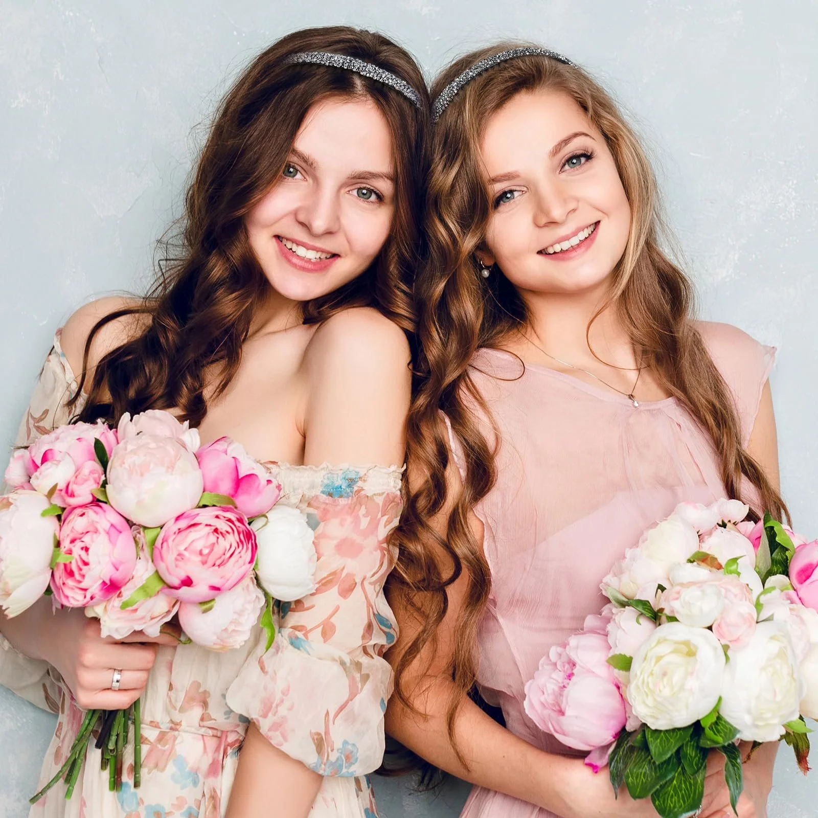 Обруч со стразами, набор 4 шт., фото №4 Обруч со стразами, набор 4 шт., фото №4