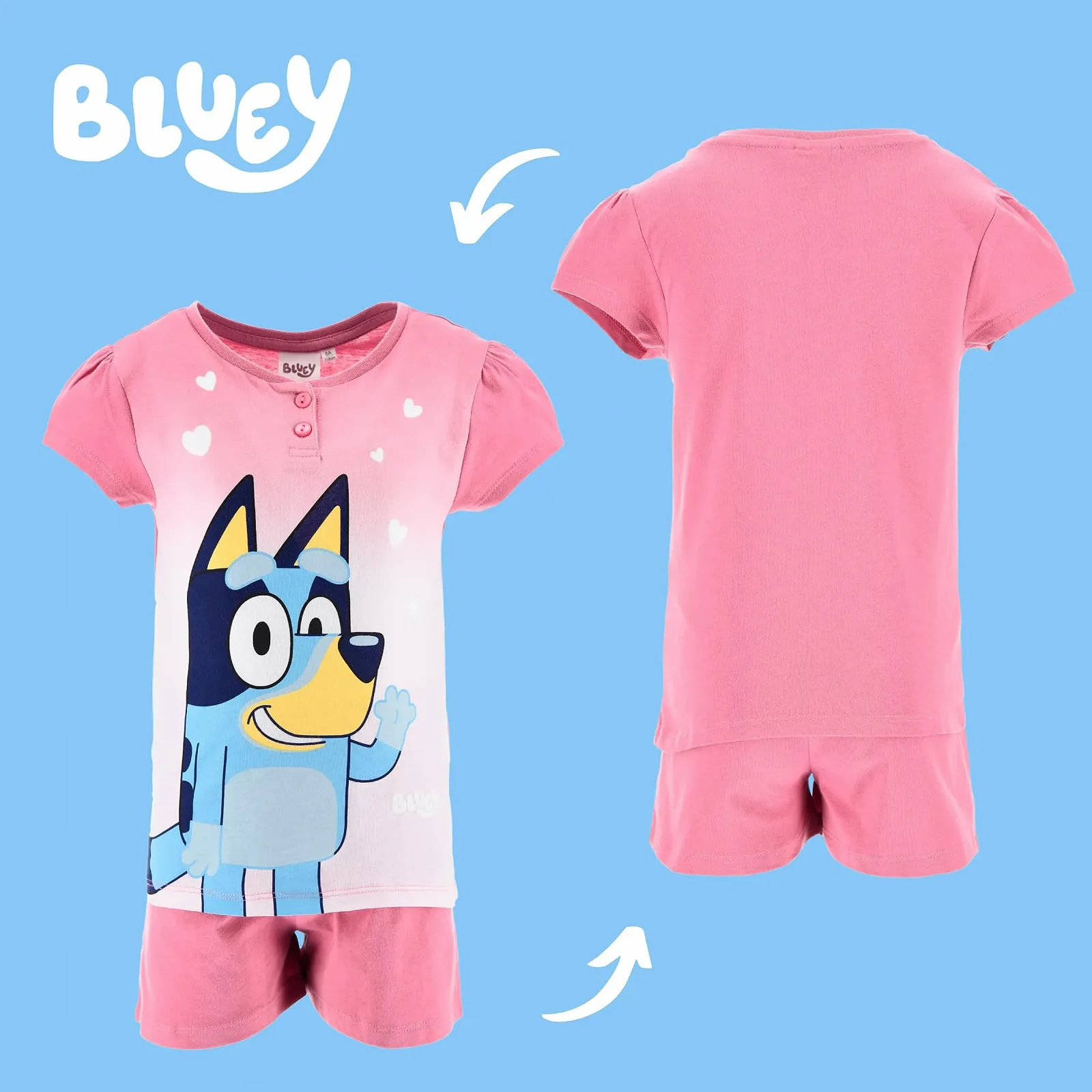 Піжама BlueY для дівчат, набір 2 шт: футболка та довгі штани, фото №7 Піжама BlueY для дівчат, набір 2 шт: футболка та довгі штани, фото №7