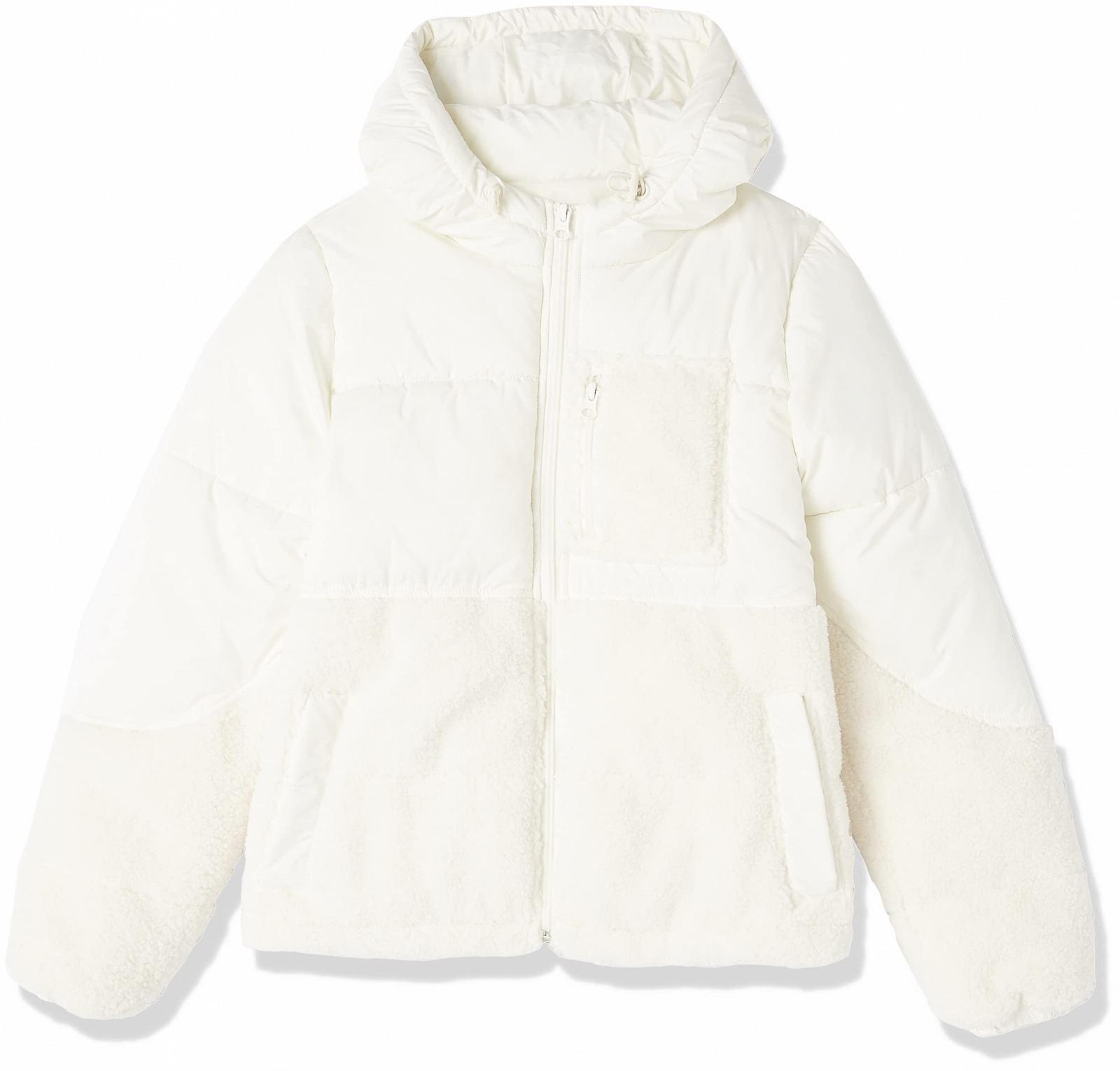 Куртка Amazon Essentials Sherpa Fleece Puffer с капюшоном и полной молнией, фото №6