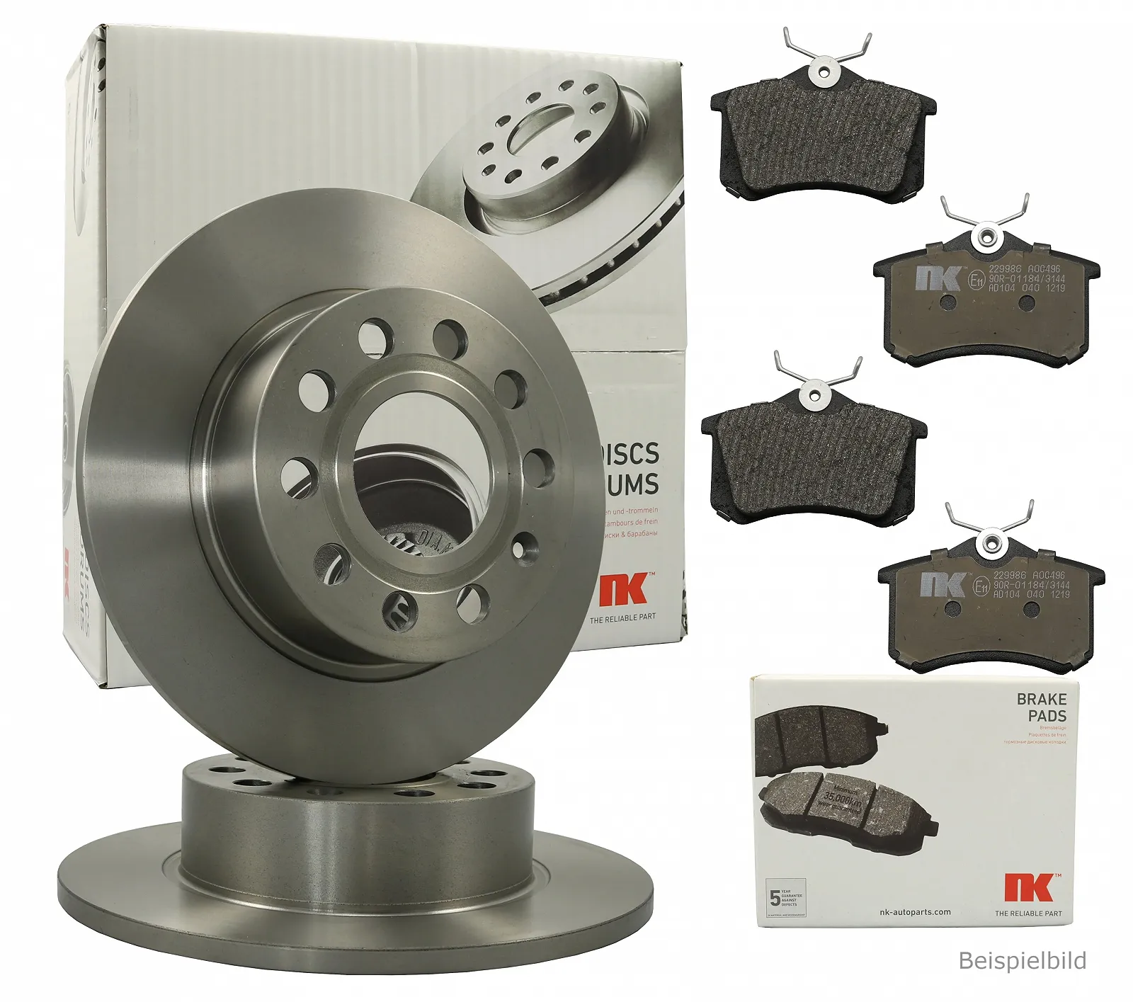 Гальмівний диск NK 311951 задня вісь, фото №1