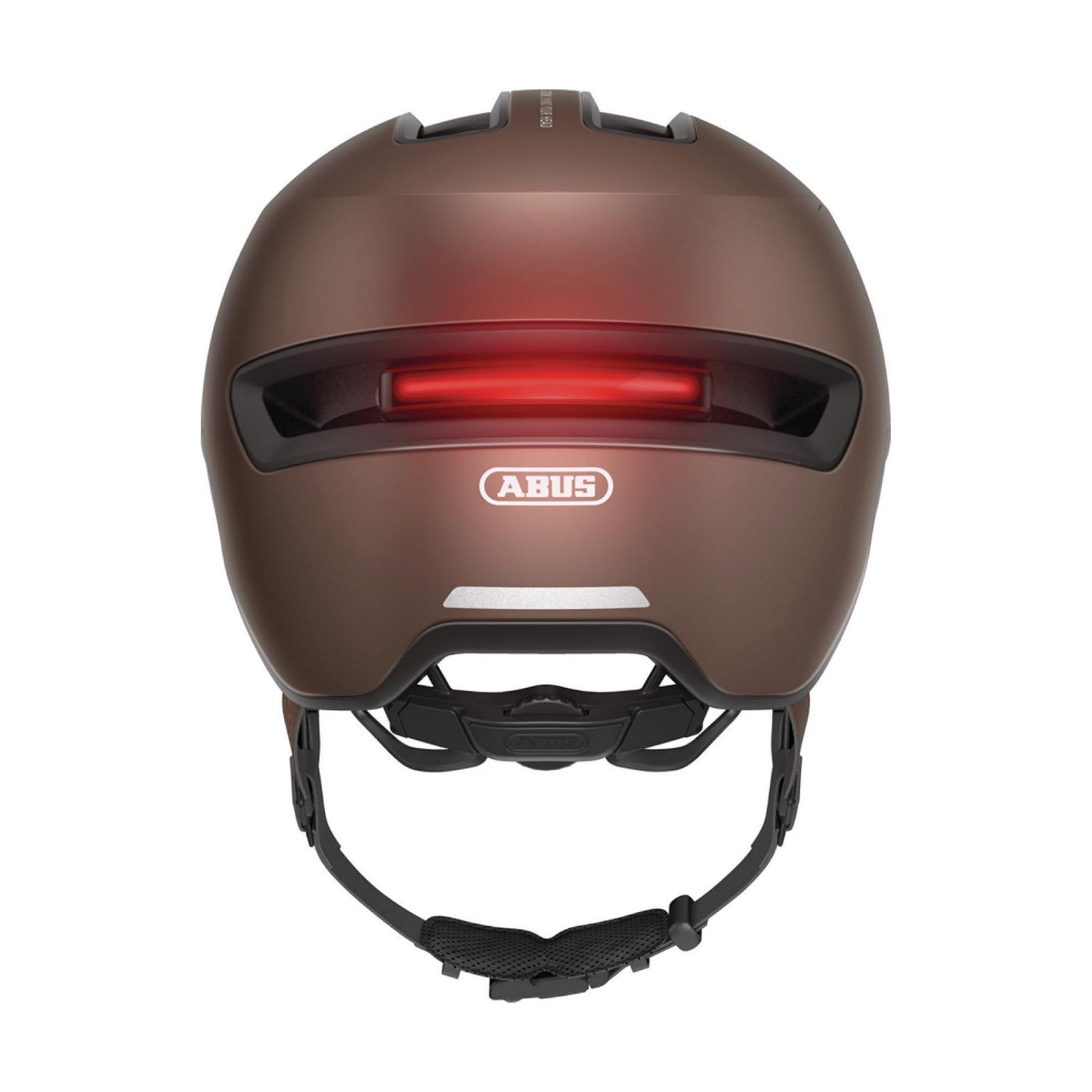 Шлем ABUS Urban HUD-Y с магнитным, перезаряжаемым LED задним фонарем и магнитной застежкой, фото №4