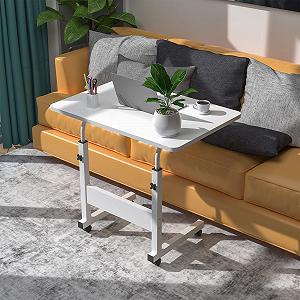 Столик для ноутбука на колесиках 60 x 40 см, регулируемая высота 69-90 см synthetic.ua - Фото 1