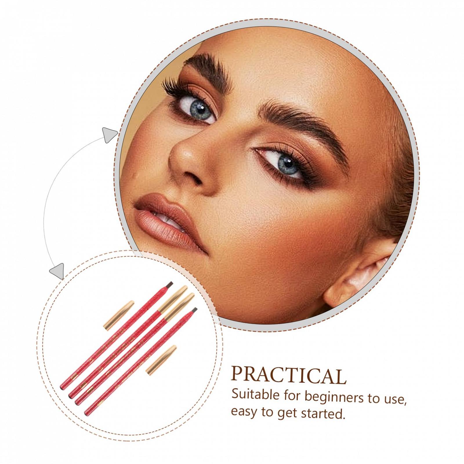 Комплект Beavorty 4 шт Олівець для брів Дерево, фото №5