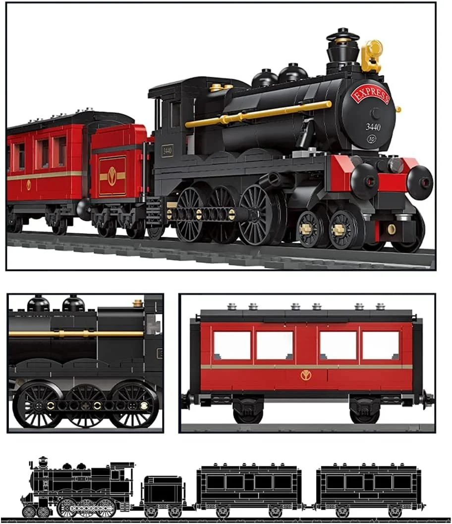 Конструктор Залізниця Technic, Паровоз GWR, 789+ деталей, фото №3