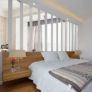 Дзеркальні наклейки на стіну Акрилова мозаїка 10 штук 5×50 см Сріблясті synthetic.ua - Фото 1