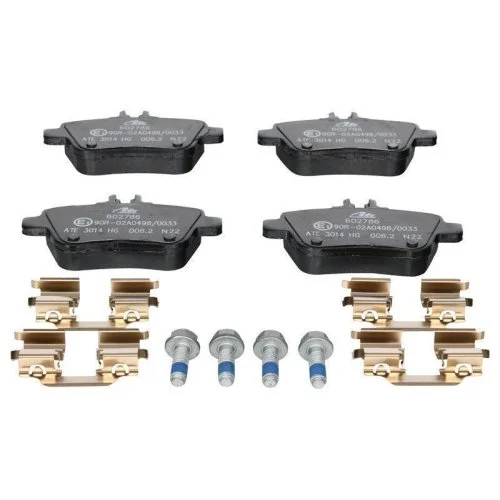 Комплект гальмівних колодок, дискове гальмо ATE 13.0460-2786.2 для MERCEDES-BENZ задня вісь, фото №2 Комплект гальмівних колодок, дискове гальмо ATE 13.0460-2786.2 для MERCEDES-BENZ задня вісь, фото №2