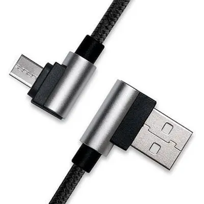 Дата кабель USB 2.0 AM to Micro 5P 1.0m Premium black REAL-EL EL123500031, фото №2 Дата кабель USB 2.0 AM to Micro 5P 1.0m Premium black REAL-EL EL123500031, фото №2
