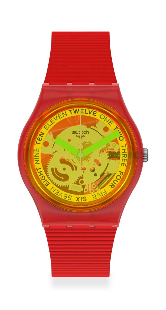 Годинник Swatch Gent GR185 Retro Rosso з ремінцем, фото №1 Годинник Swatch Gent GR185 Retro Rosso з ремінцем, фото №1
