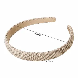 Набір плетених обручів на голову для жінок (4 шт.) synthetic.ua - Фото 1