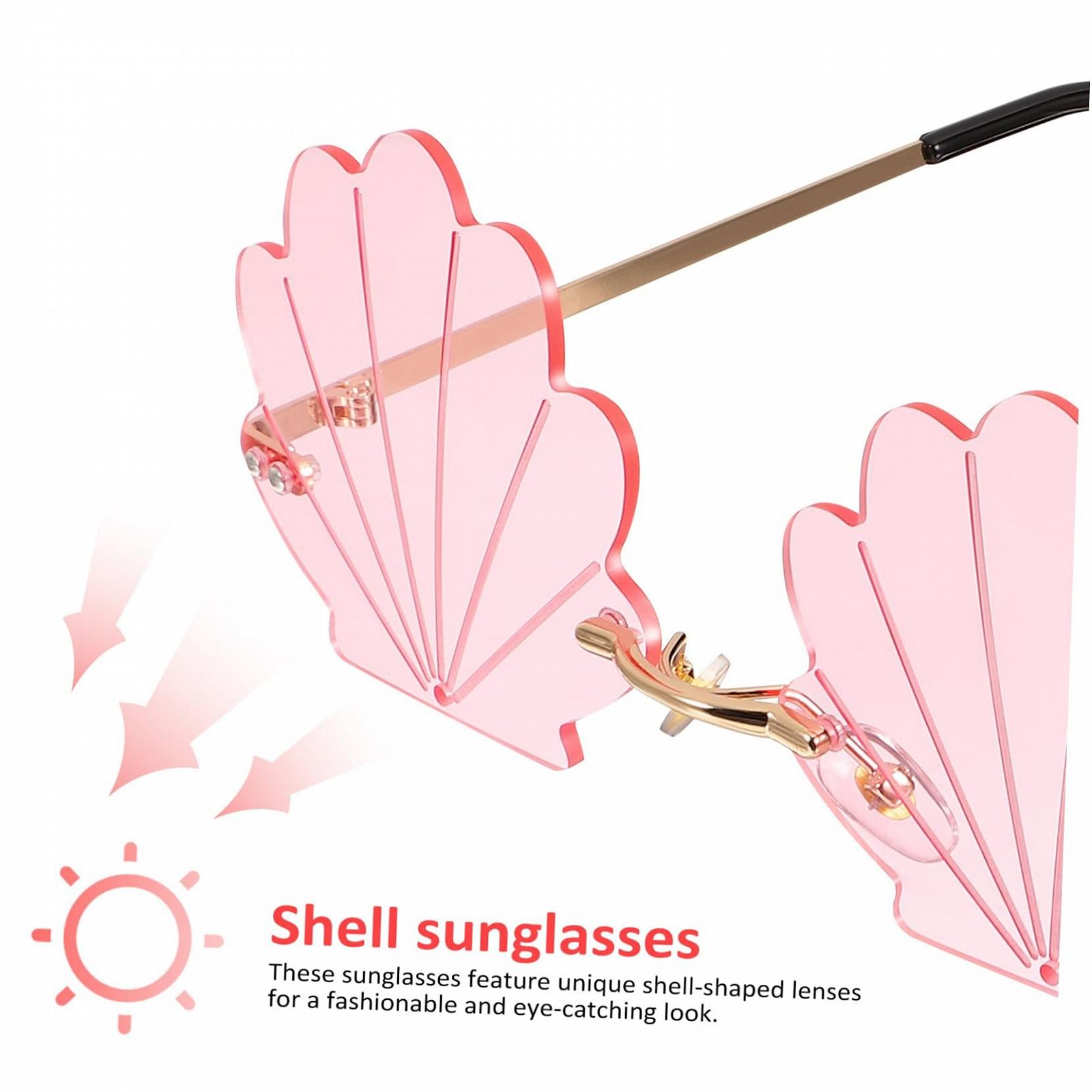 Сонцезахисні окуляри Holibanna PC Без оправи Візерунок мушлі Різні кольори, фото №5 Сонцезахисні окуляри Holibanna PC Без оправи Візерунок мушлі Різні кольори, фото №5