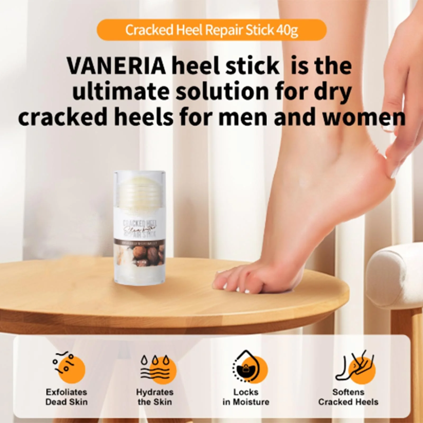 Стік-бальзам для ніг Intensive Nourishing Urea інтенсивний зволожувальний для дуже сухої шкіри., фото №6