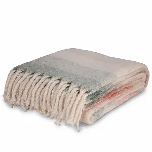 Покривало UNUS Cuddly 130 x 150 см Пухнаста Покривало з омбре ефектом - Фото 1