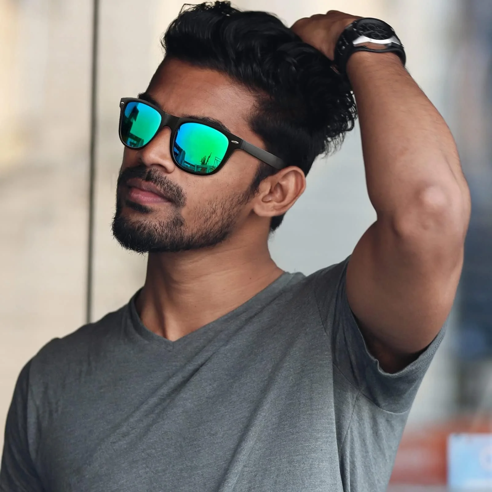 Сонцезахисні окуляри KANASTAL для чоловіків і жінок, поляризовані, класичні, ретро, фото №2