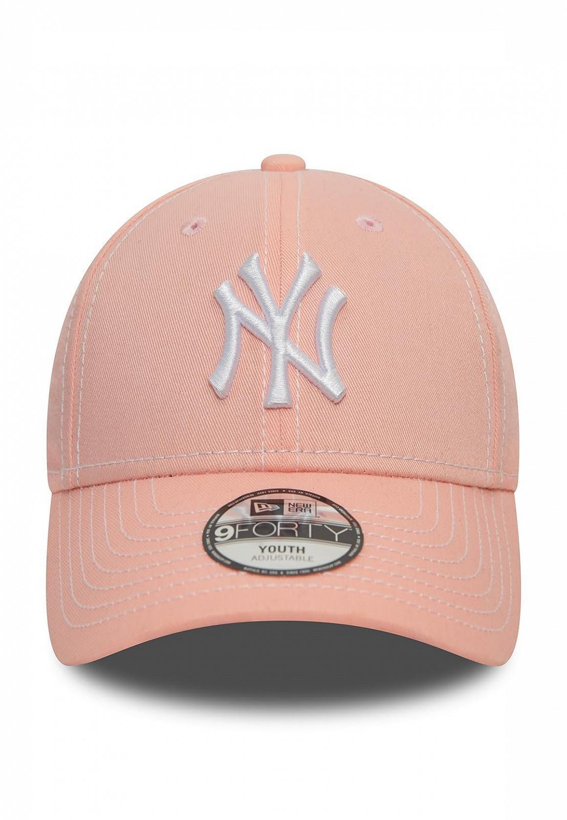 Кепка New Era 9Forty NY Yankees детская Stitch регулируемая Розовая, фото №2
