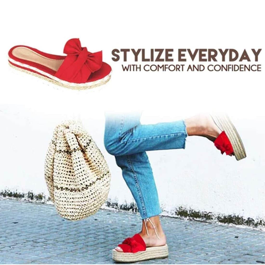 Женские шлепанцы с бантом Летние платформенные, фото №5 Женские шлепанцы с бантом Летние платформенные, фото №5