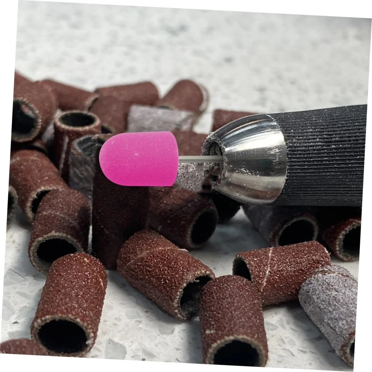 Шлифовальные колпачки CALLARON для маникюра, фото №4 Шлифовальные колпачки CALLARON для маникюра, фото №4