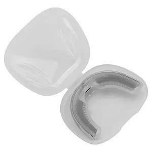 Капа від хропіння ZJchao Силіконова для дому, портативна, коригуюча позиціонування дихання ротом Чорний - Фото 1