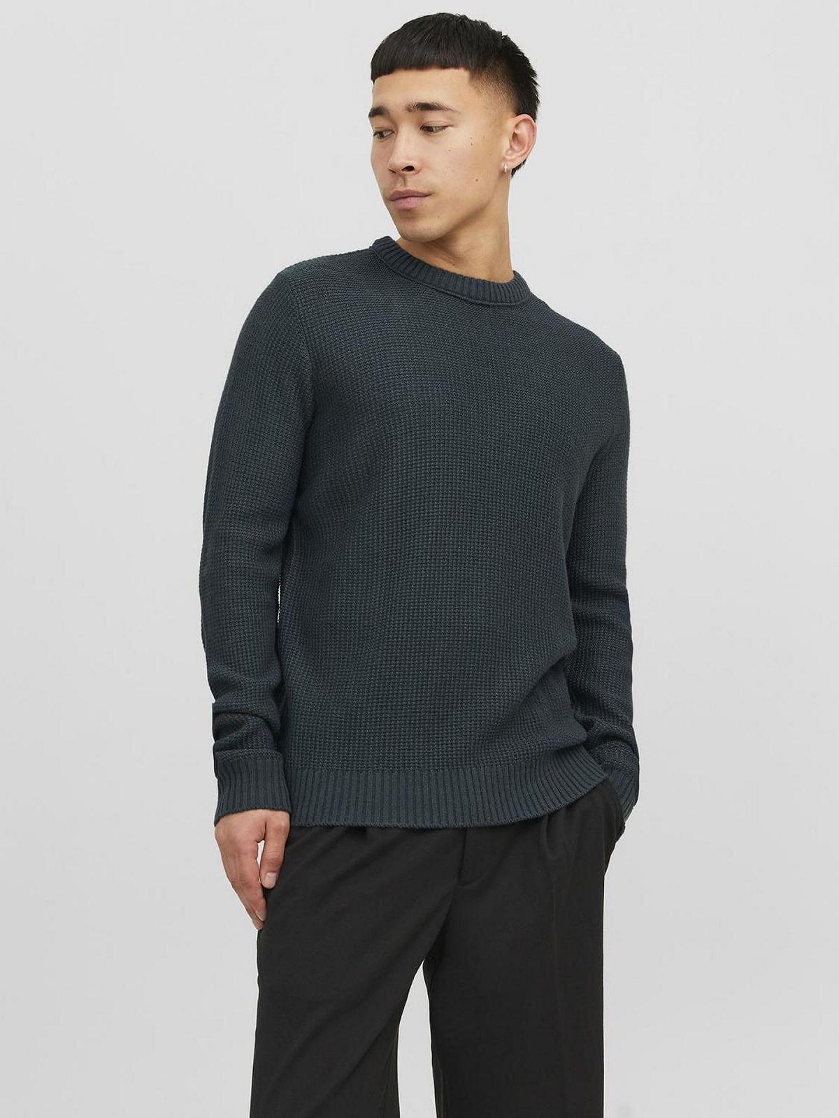 В'язаний пуловер з круглим вирізом JACK & JONES Jorkyle для чоловіків, фото №3