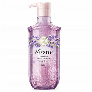 Гель для душу Kustie Lavender з натуральними пелюстками та ефірними маслами - Фото 1