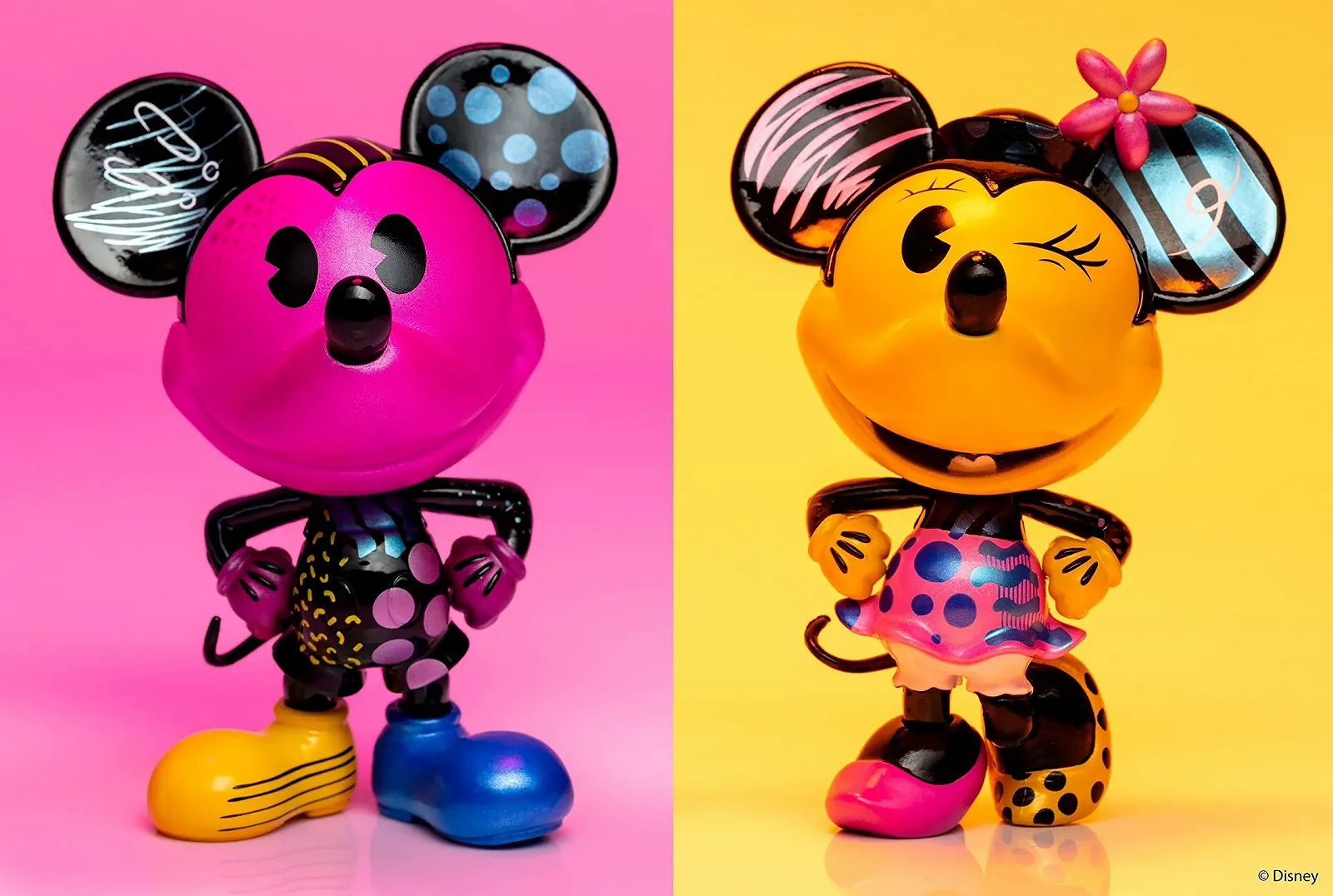 Набір фігурок Jada Toys Mickey & Minnie Designer Twin Pack 10 см Metal, фото №2