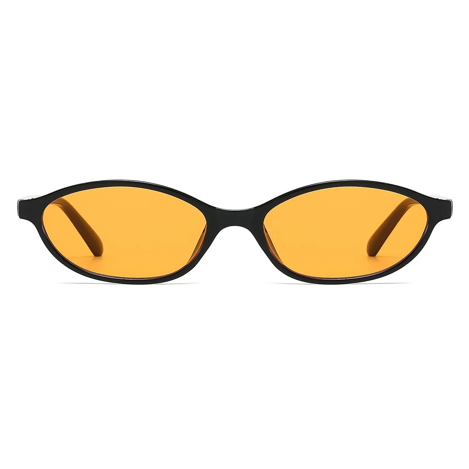 Сонцезахисні окуляри Овальні RUNHUIS Ретро Вінтажні Вузькі Котяче око для жінок, фото №2