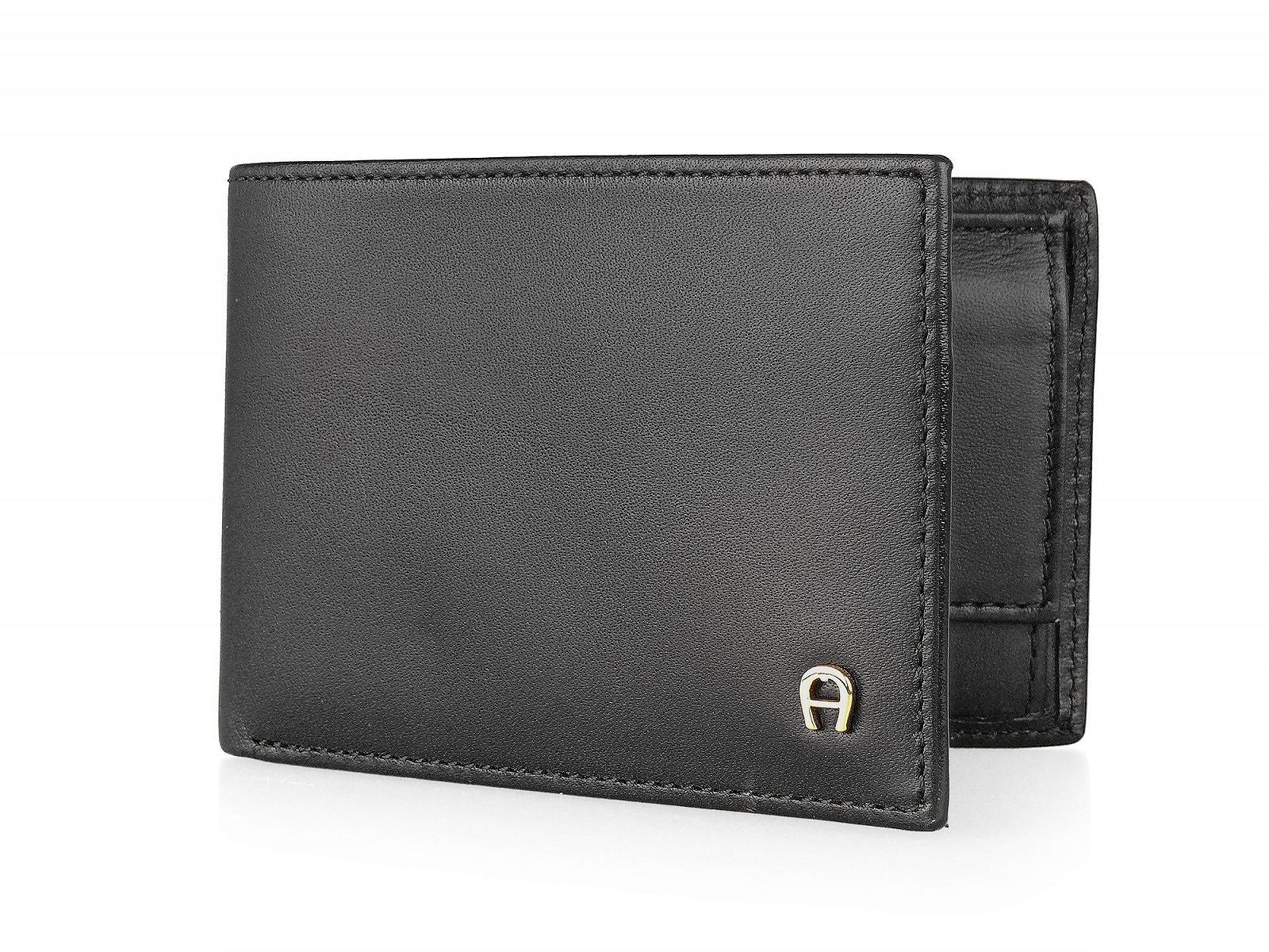 Кошелек Aigner Basics Daily 10 см, черный, элегантный, фото №1